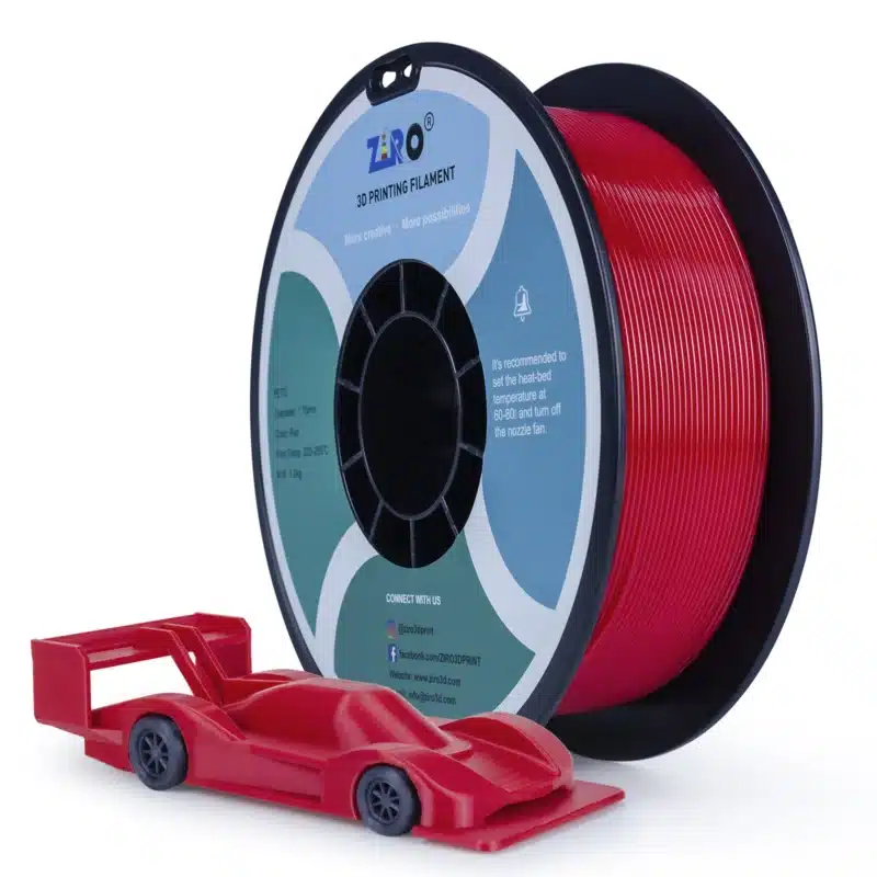 PETG Red filament 1.75 mm – ZIRO