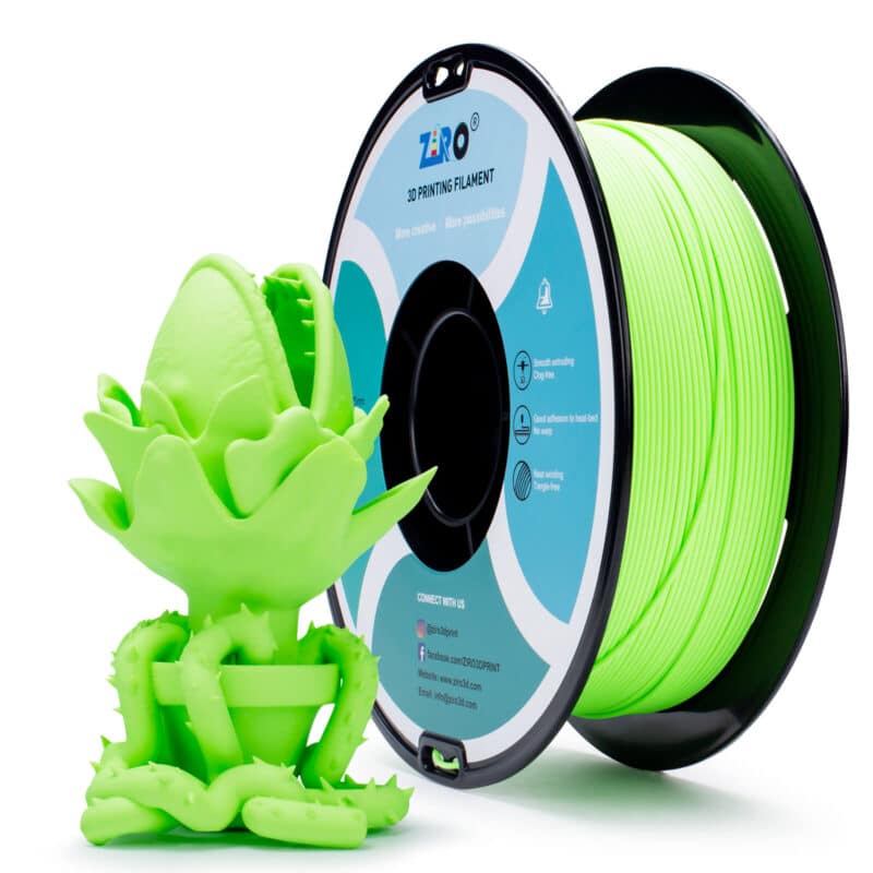 Matte PLA Pastel Green filament 1.75 mm – ZIRO