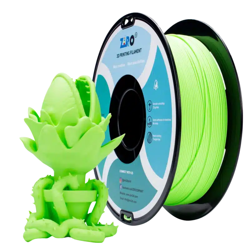 Matte PLA Pastel Green filament 1.75 mm – ZIRO