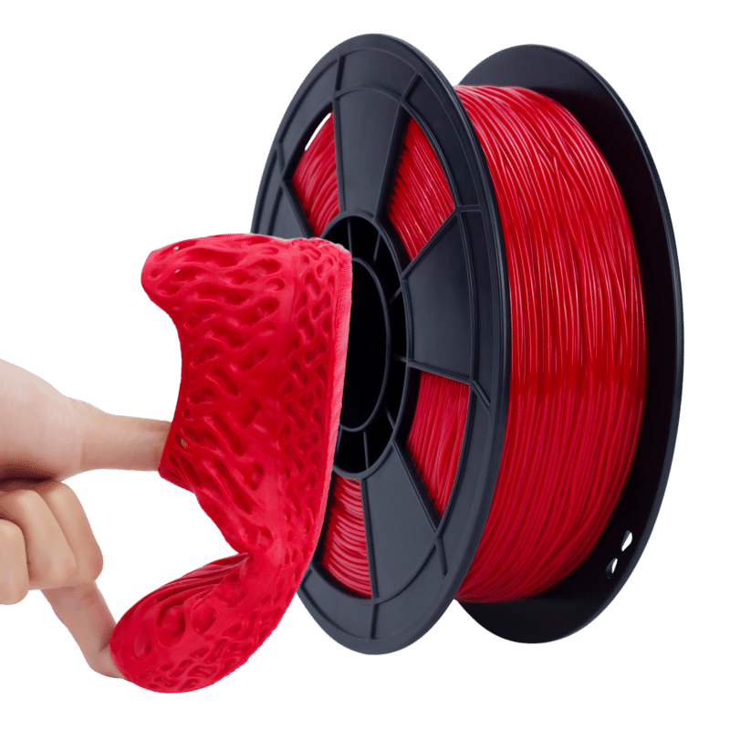 TPU Red filament primer 3D štampe
