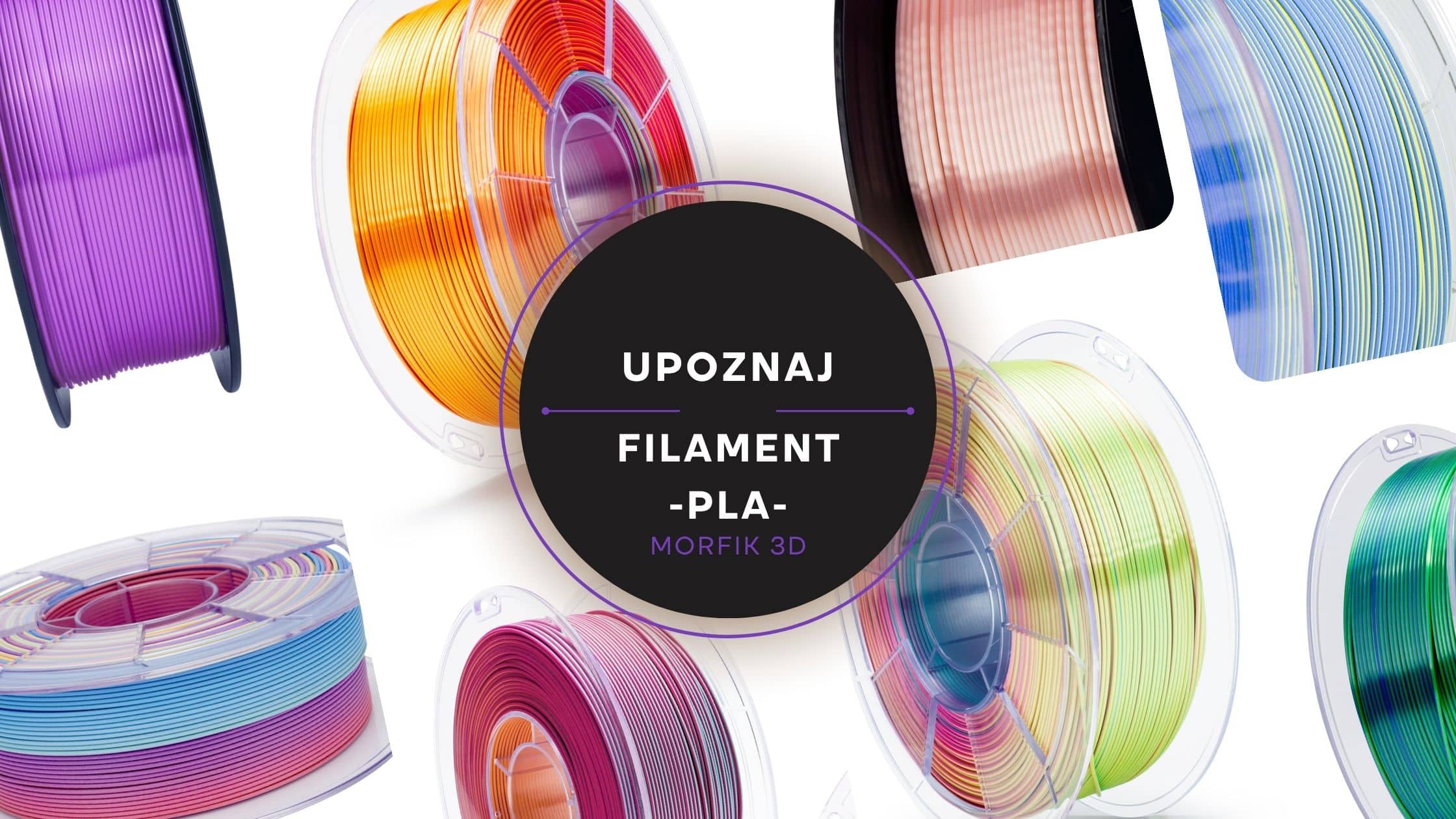 Filament ZIRO PLA PRO raznovrsne boje filamenta