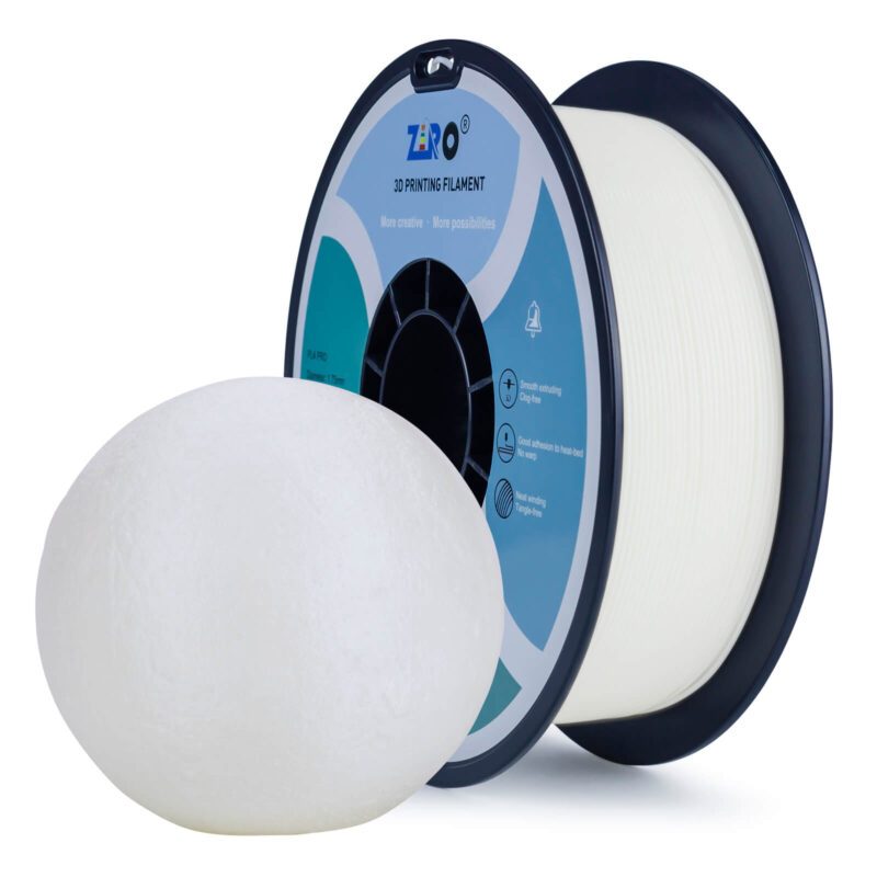 PLA PRO Basic White filament 1.75 mm – ZIRO