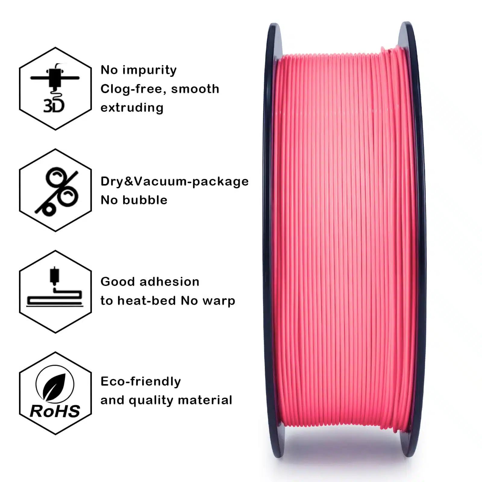 ZIRO PLA PRO Basic Filament 1.75 mm – Pink - Slika 3