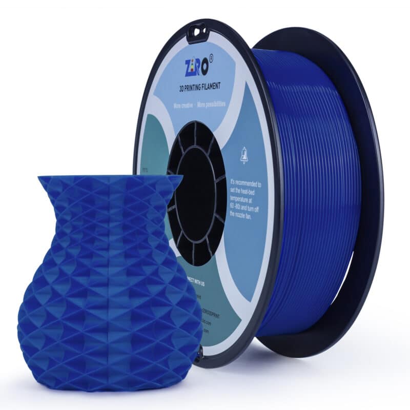ZIRO PETG Blue filament na kalemu u postojanoj plavoj boji