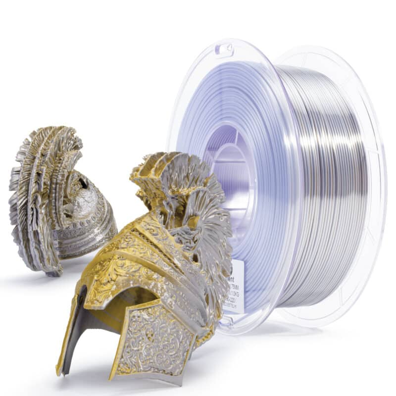 Tri-Color Silk PLA Gold & Silver 1.75 mm sa trobojnim svilenkastim efektom