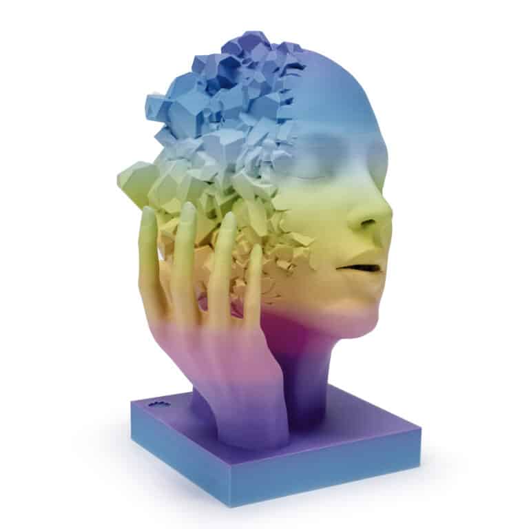 ZIRO Fast Gradient Matte PLA Vibrant Coral filament na kalemu, 1.75 mm, mat koralni gradient