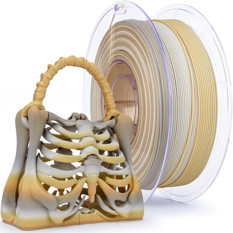 ZIRO Fast Gradient Matte PLA Beige Shell filament na kalemu, 1.75 mm, mat bež gradient