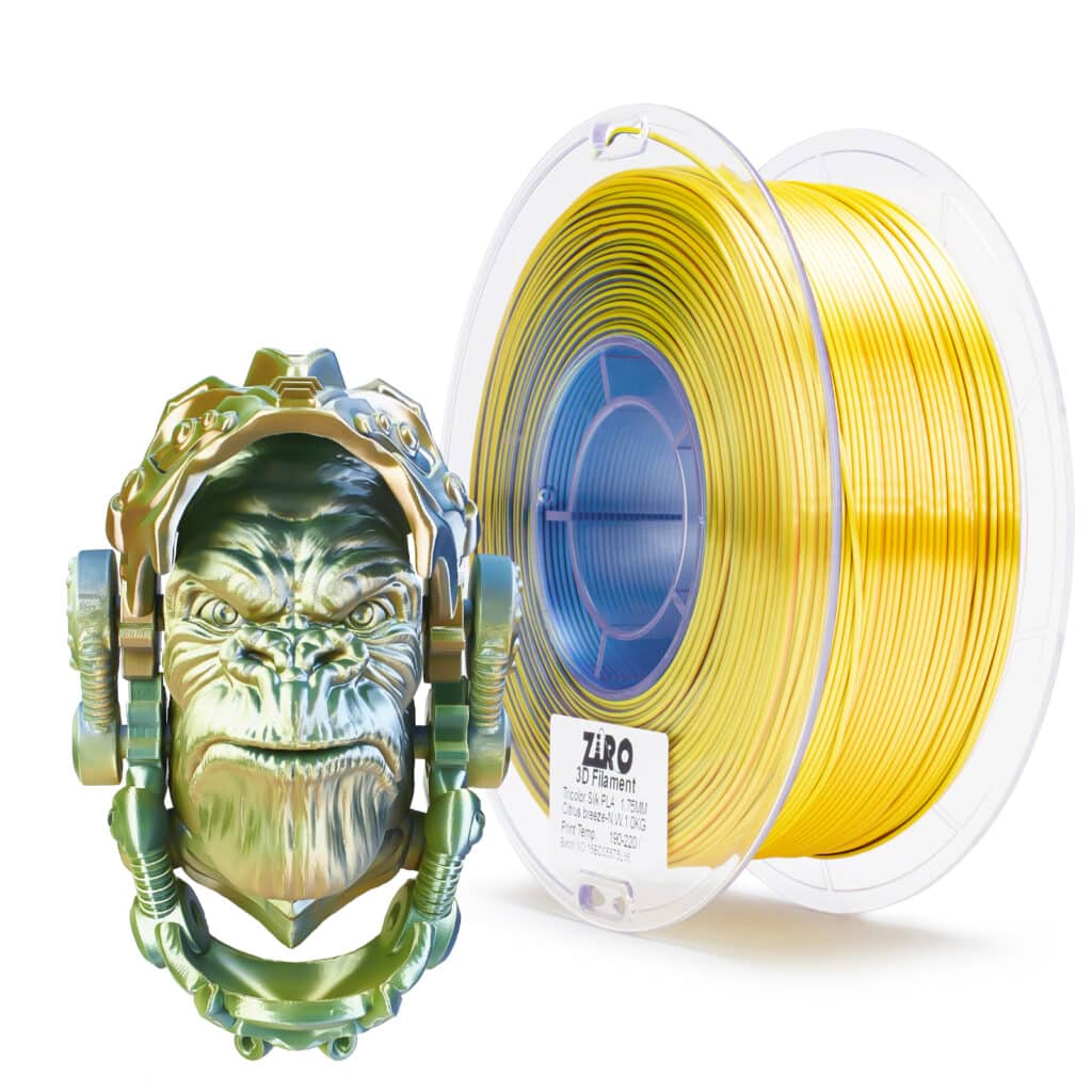 tri-color silk pla citrus breeze filament 1.75 mm sa trobojnim svilenkastim efektom