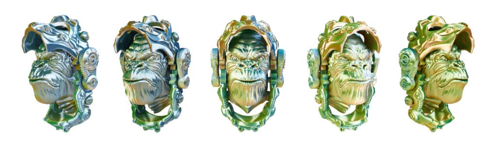 tri-color silk pla citrus breeze filament 1.75 mm sa trobojnim svilenkastim efektom