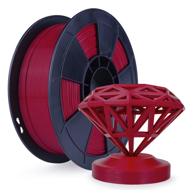ZIRO PLA PRO Basic Dark Red filament na kalemu u tamno crvenoj nijansi