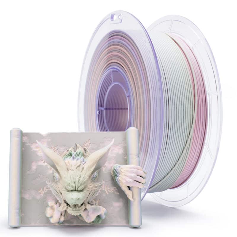 ZIRO Fast Gradient Matte PLA Morandi filament na kalemu, 1.75 mm, mat pastelni gradient