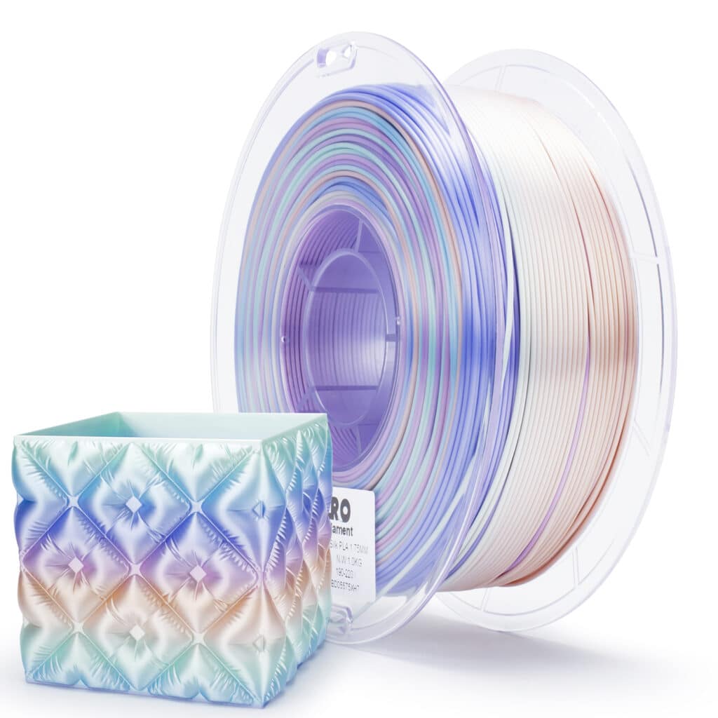 Fast Gradient Silk PLA filament Pastel Pearl 1.75 mm sa svilenkastim završetkom