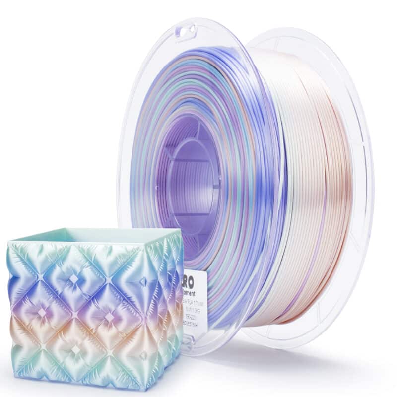 Fast Gradient Silk PLA filament Pastel Pearl 1.75 mm sa svilenkastim završetkom