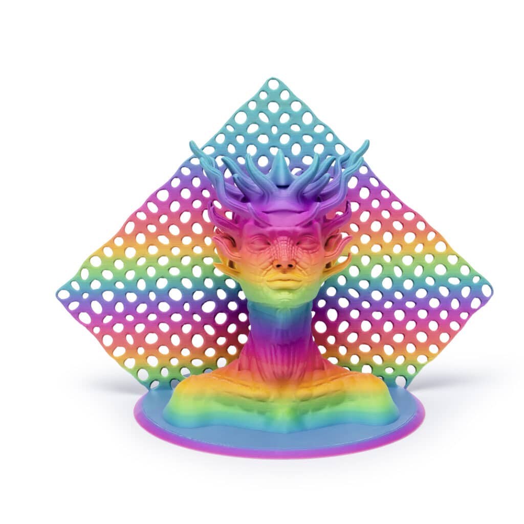 Fast gradient matte pla rainbow blaze filament ZIRO na kalemu, 1.75 mm, mat višebojni gradient