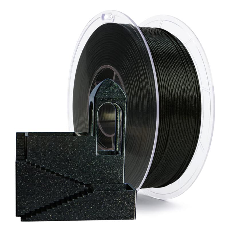 ZIRO Glitter Firefly PLA Fairy Green filament prečnika 1.75 mm sa svetlo zelenom bojom i sitnim svetlucavim česticama